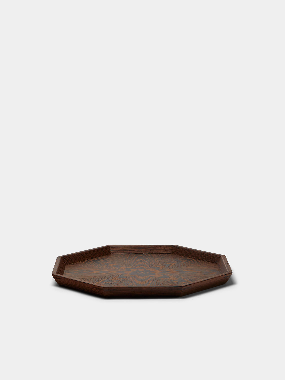 Mori Kougei - Poke Wenge Wood Square Tray (11in/27.5cm) - Brown - ABASK