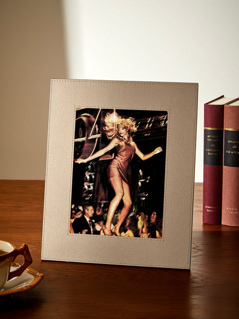 Giobagnara - Peter Leather Photo Frame (5x7") - Beige - ABASK