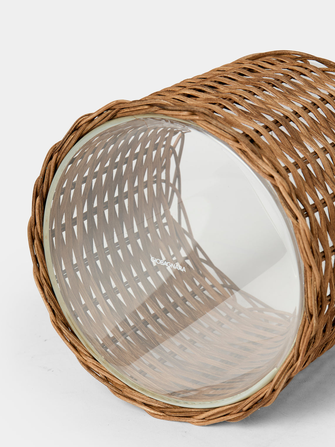 Pigment France - Wideville Rattan Large Candle Holder - Brown - ABASK