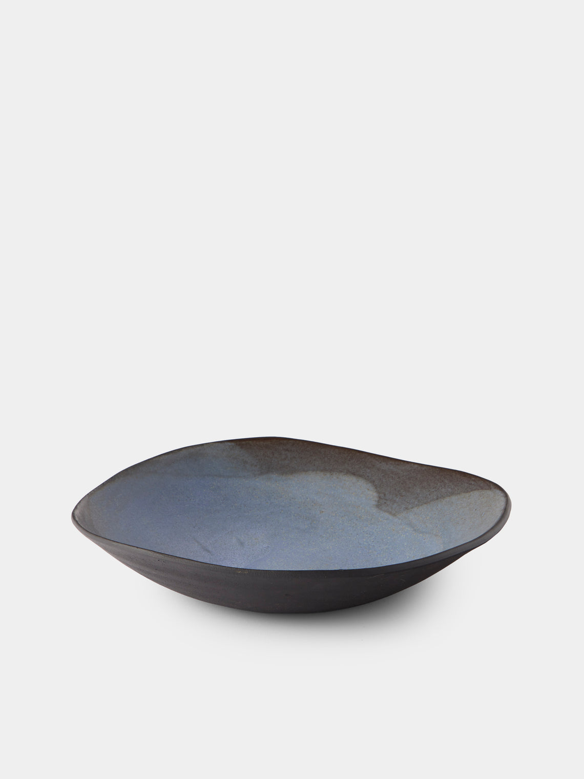 Hana Karim Studio - Hand-Built Stoneware Salad Bowls (Set of 2) - Blue - ABASK