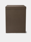 Giobagnara - Parma Leather Large Laundry Basket - Black - ABASK - 