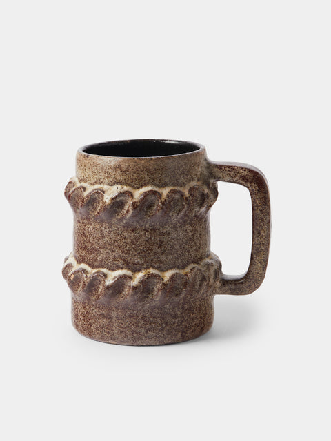 Antique and Vintage - 1950s Accolay Vase - Brown - ABASK - 
