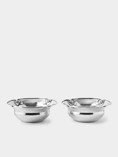 Antique and Vintage - | Set of 2 | Early-20th-Century Georg Jensen Sterling Silver Bowls - Silver - ABASK - 