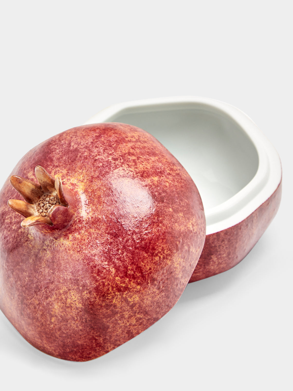 Augarten - Hand-Painted Porcelain Pomegranate Dish - Red - ABASK