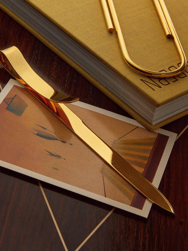Carl Auböck - Brass Paperclip Letter Opener - Gold - ABASK