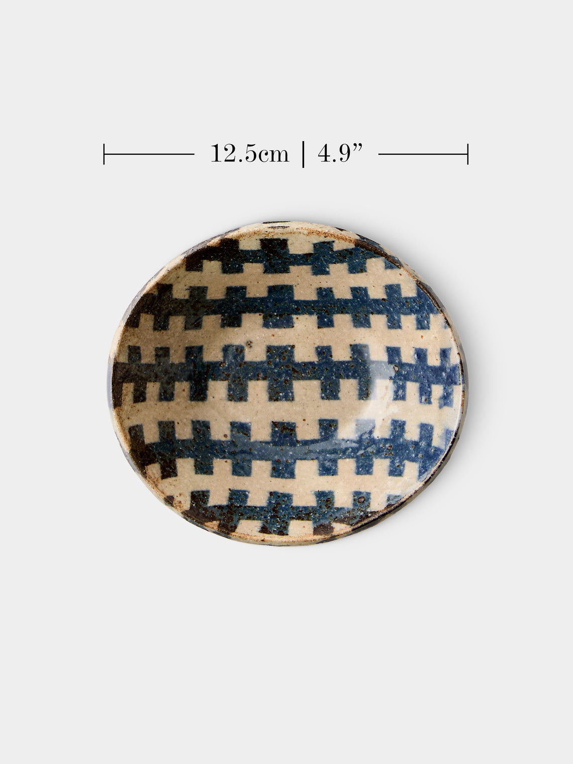 Makidani-gama - Nerikomi Ceramic Small Oval Bowls (Set of 5) - Multiple - ABASK