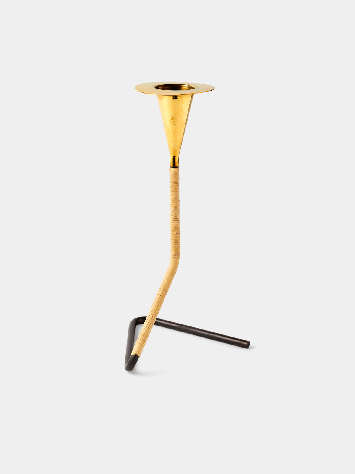 Cobra Brass Candle Holder