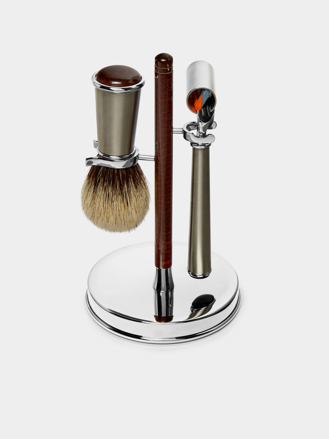 Lorenzi Milano - Steel Shaving Set -  - ABASK - 