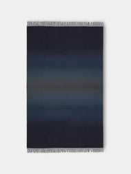 Johnstons of Elgin - Cashmere Ombré Blanket (75in/1.9m) - Black - ABASK - 