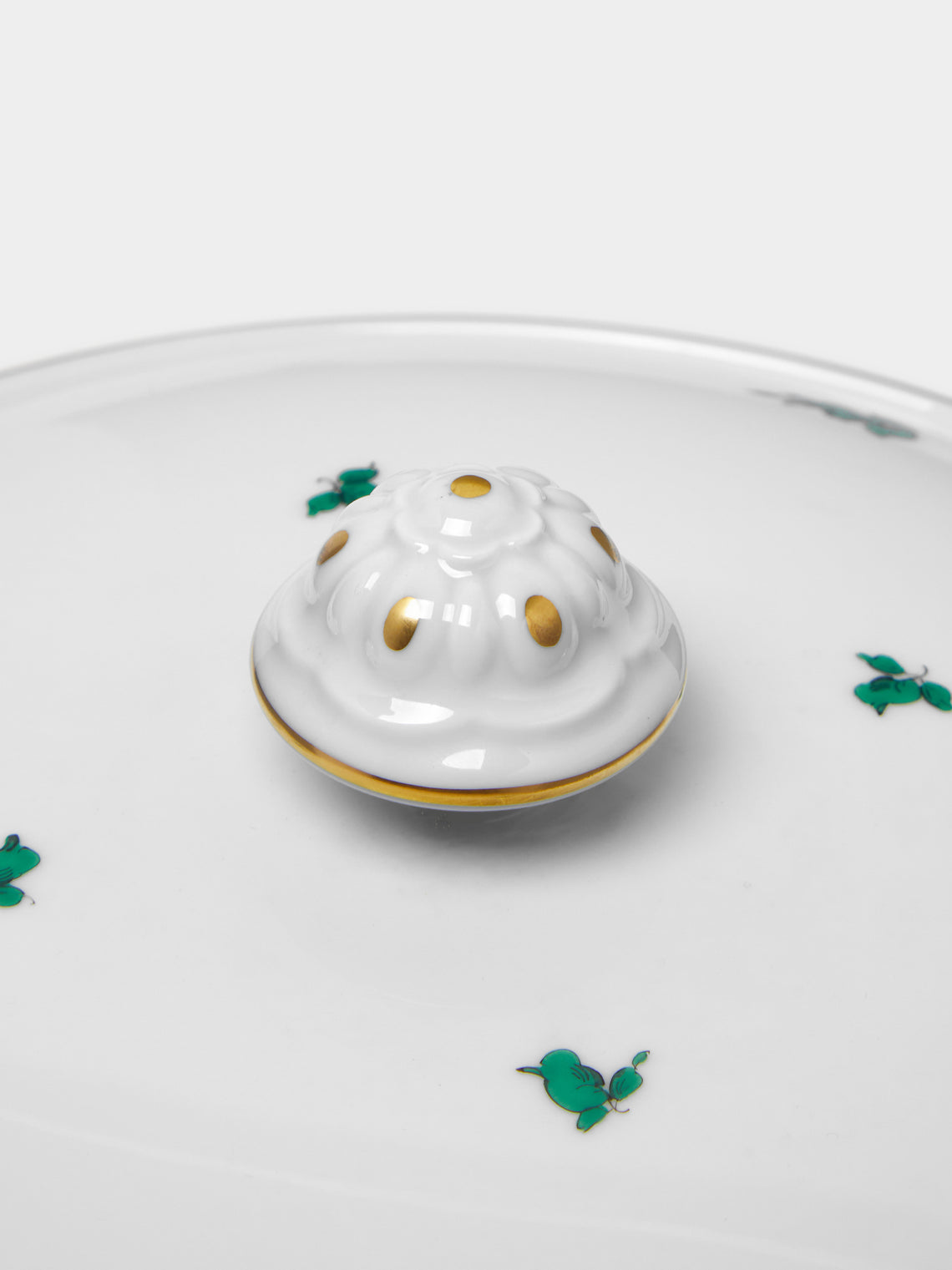 Augarten - Maria Theresia Hand-Painted Porcelain Lidded Serving Dish -  - ABASK