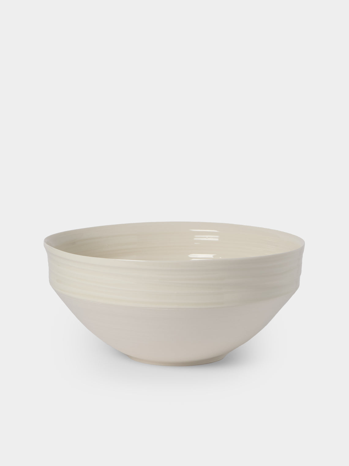 Johanne Coker - No. 14 Hand-Thrown Porcelain Bowl - White - ABASK - 