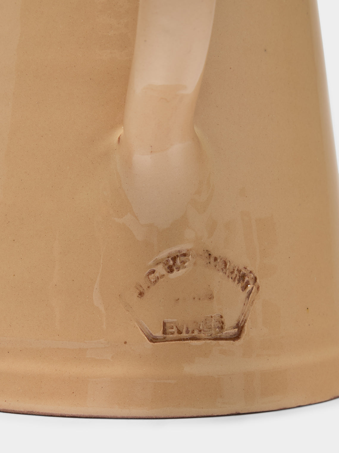 Poterie d’Évires - Rabbits Hand-Painted Ceramic Large Milk Jug - Cream - ABASK