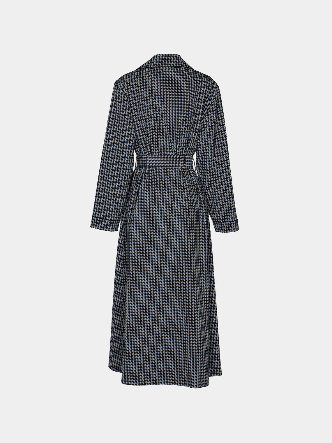 Emilia Wickstead - Georgette Houndstooth Robe | Size: M -  - ABASK - 