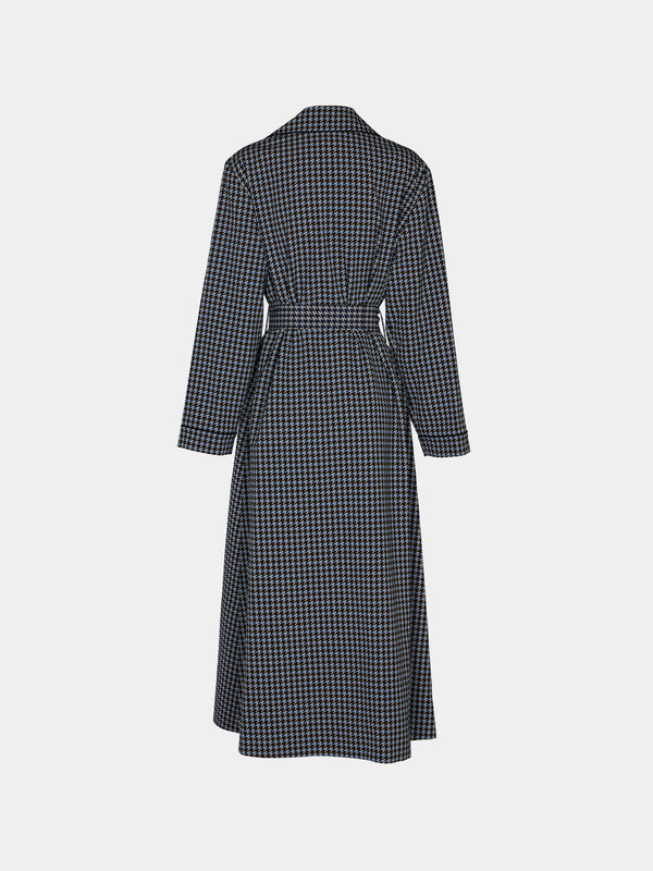Emilia Wickstead - Georgette Houndstooth Robe | Size: M -  - ABASK - 