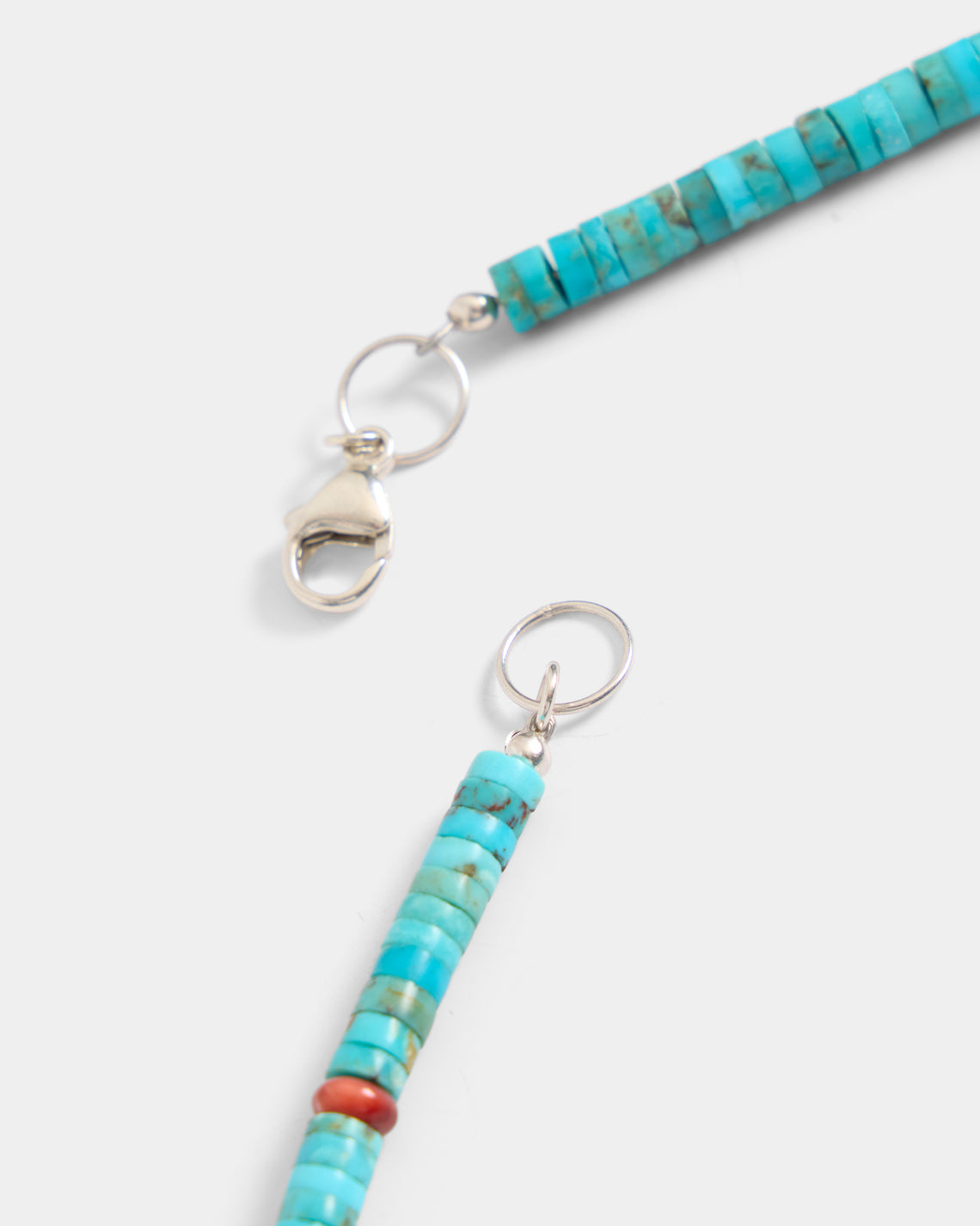 Mahnaz Collection - Women's Vintage Charlene Reano Double-Sided Mosaic Inlay Shell Necklace - Multiple - ABASK