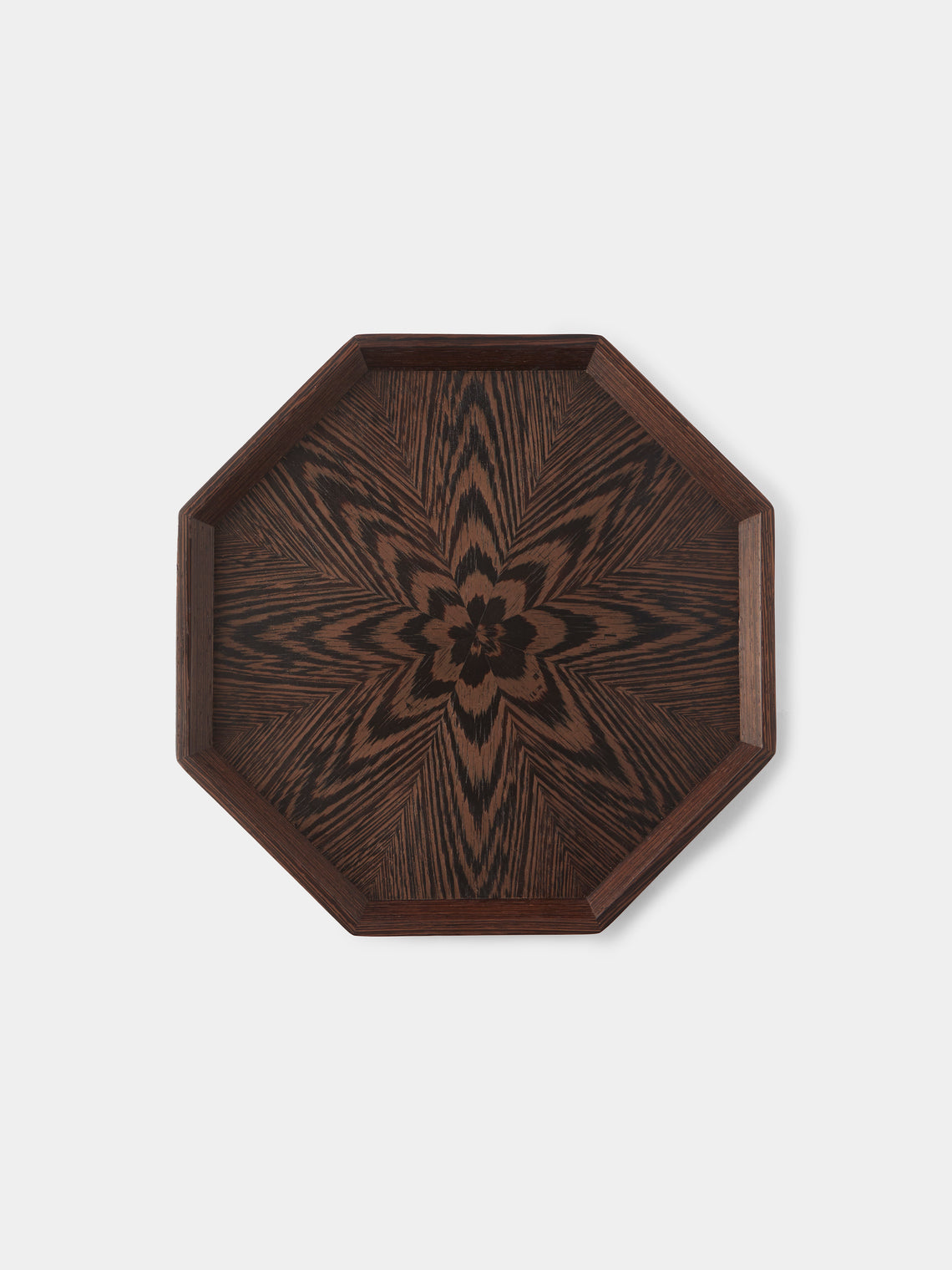 Mori Kougei - Poke Wenge Wood Square Tray (11in/27.5cm) - Brown - ABASK - 