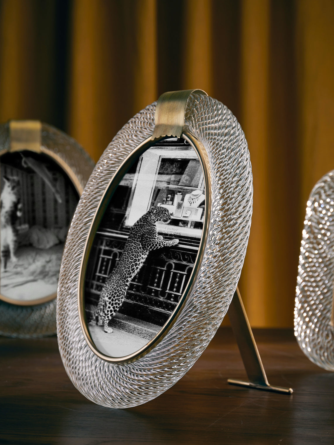 Antique and Vintage - 1960s Murano Glass Photo Frame - Clear - ABASK