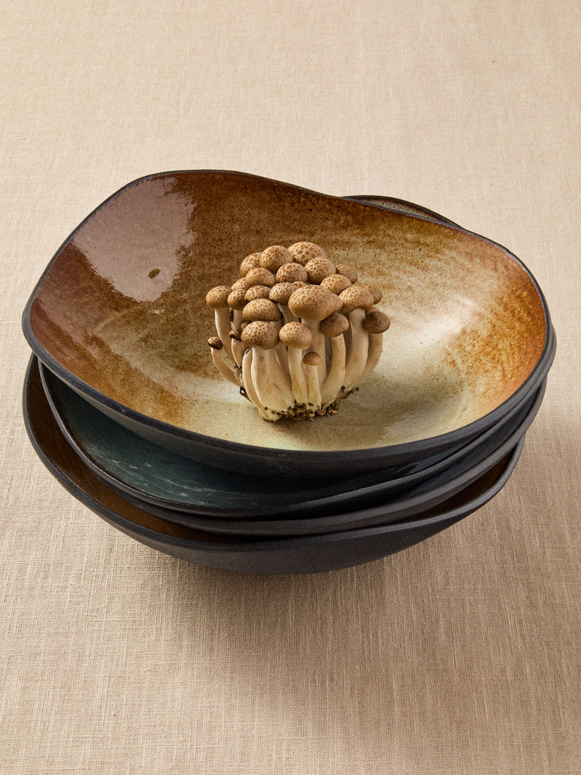 Hana Karim Studio - Hand-Built Stoneware Ramen Bowls (Set of 4) - Multiple - ABASK