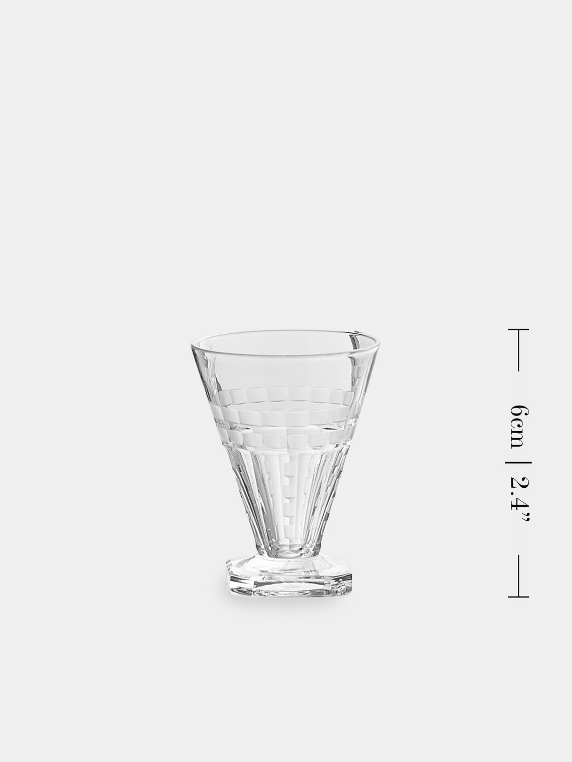 Antique and Vintage - 1920s Saint Louis Crystal Liqueur Glasses (Set of 6) - Clear - ABASK