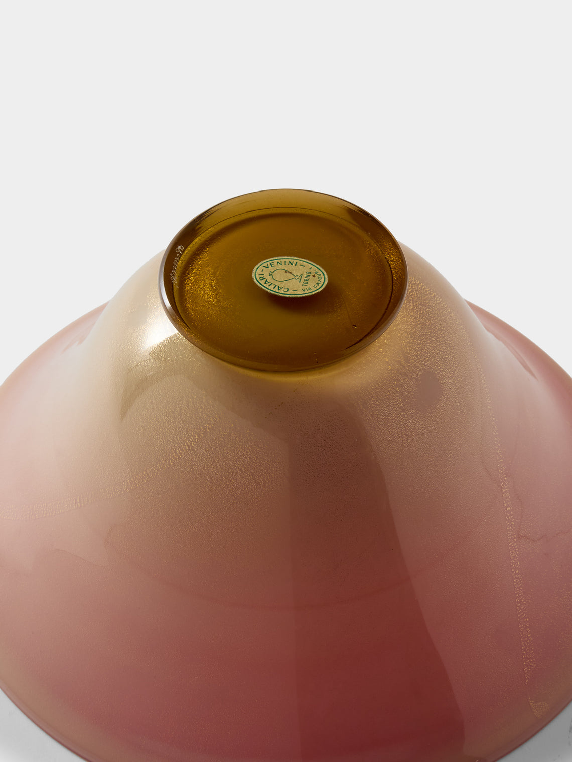 Antique and Vintage - 1980s Venini Murano Glass Bowl - Red - ABASK