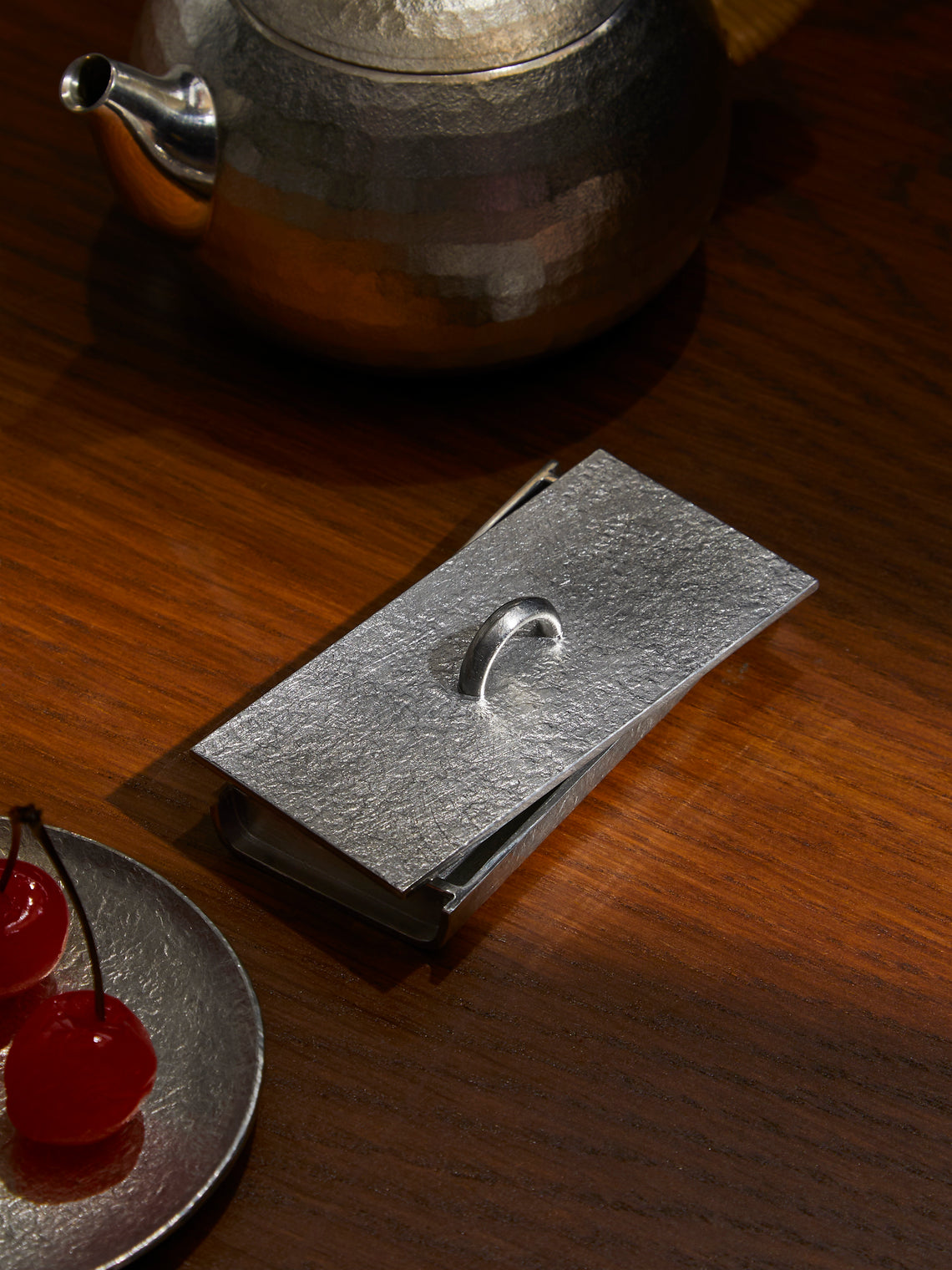 Seikado - Pewter Toothpick Holder - Silver - ABASK