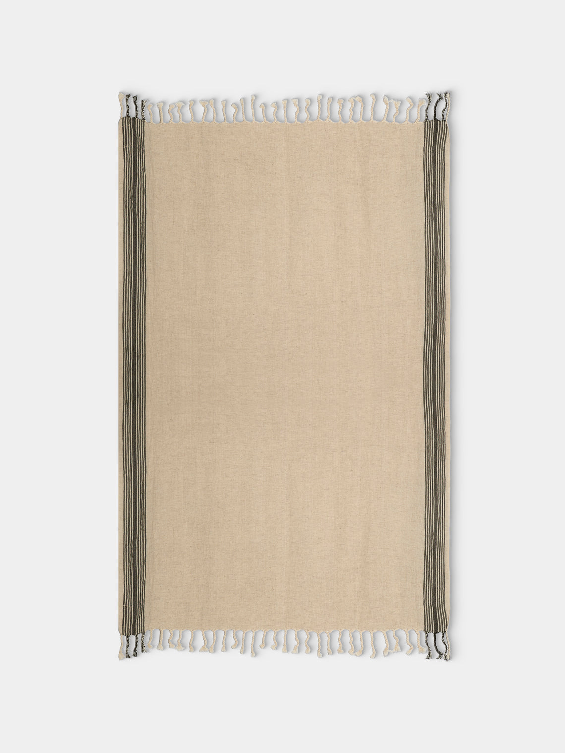 Mizar & Alcor - Neve Handwoven Linen and Cotton Towels (Set of 2) - Natural - ABASK