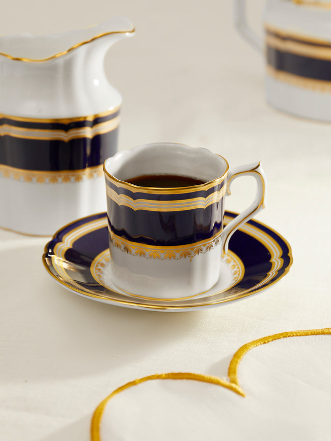 Royal Crown Derby - Ashbourne Bone China Espresso Cup and Saucer -  - ABASK