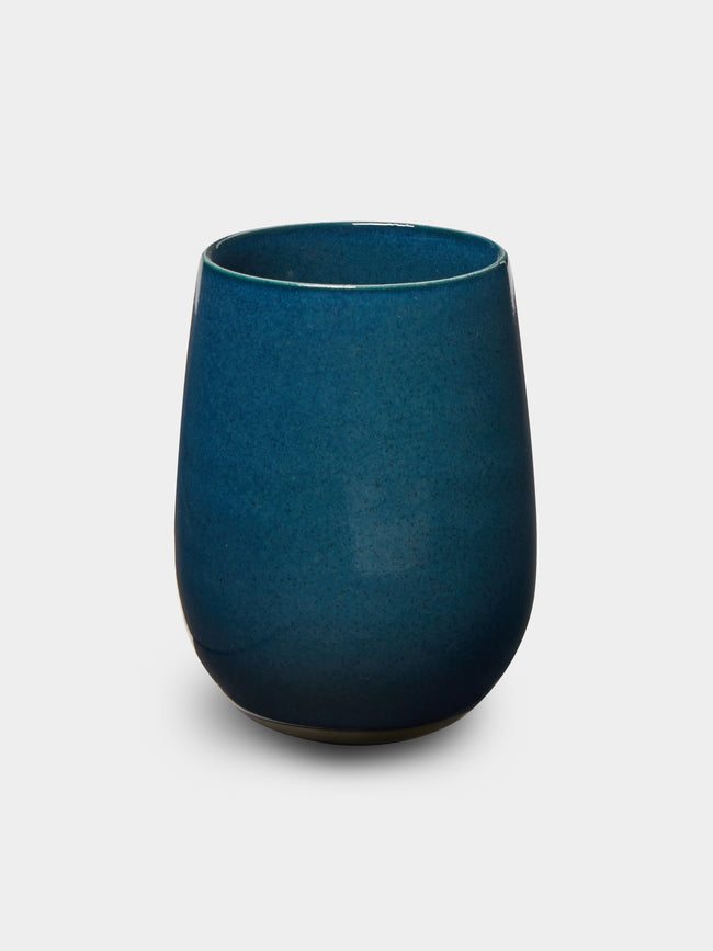 Mervyn Gers Ceramics - Short Cups (Set of 4) - Blue - ABASK - 