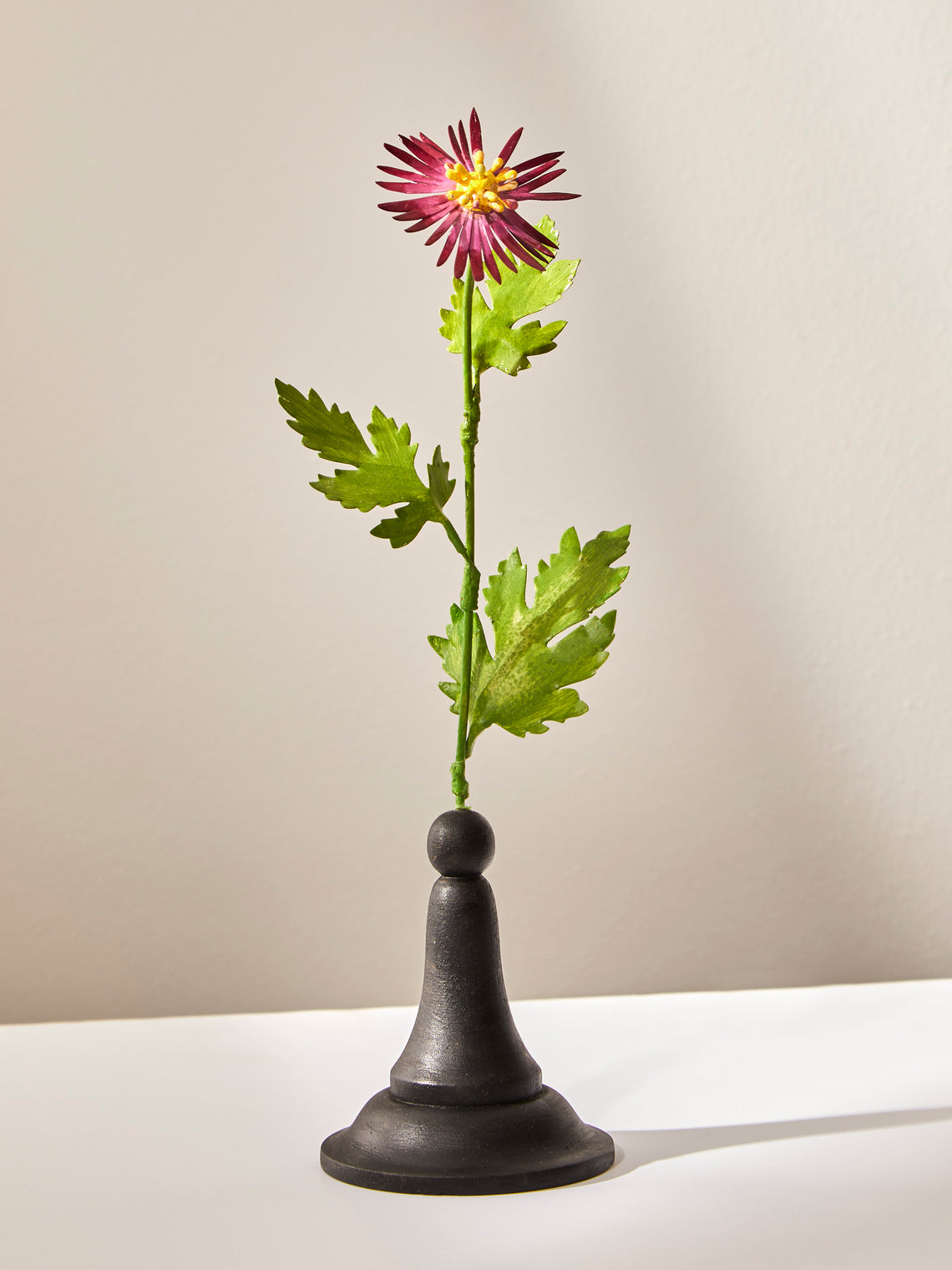 Erbavoglio Milano - Hand-Painted Copper Ornamental Flower - Purple - ABASK
