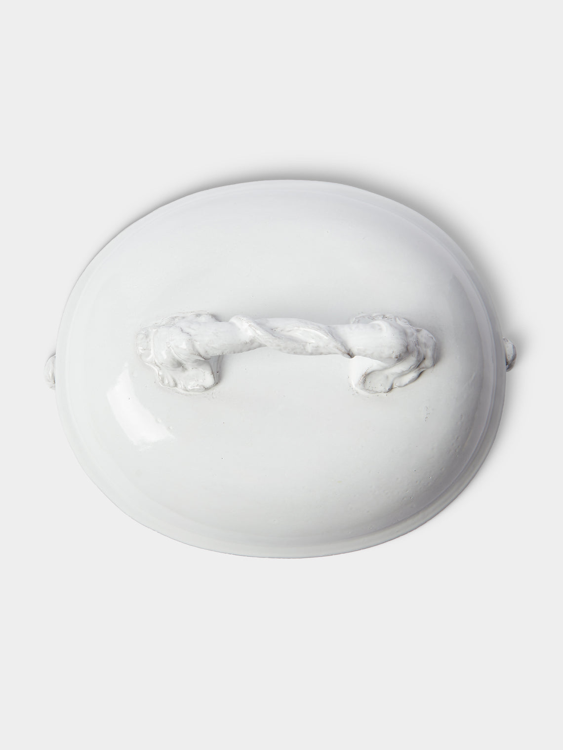 Astier de Villatte - Dragon Hand-Glazed Ceramic Lidded Soup Dish - White - ABASK