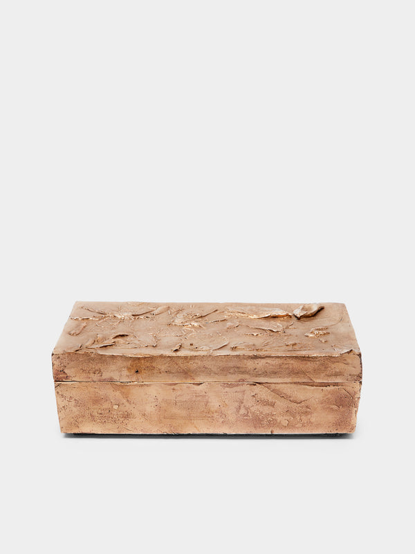 Osanna Visconti - Foglie Hand-Cast Bronze Decorative Box -  - ABASK - 