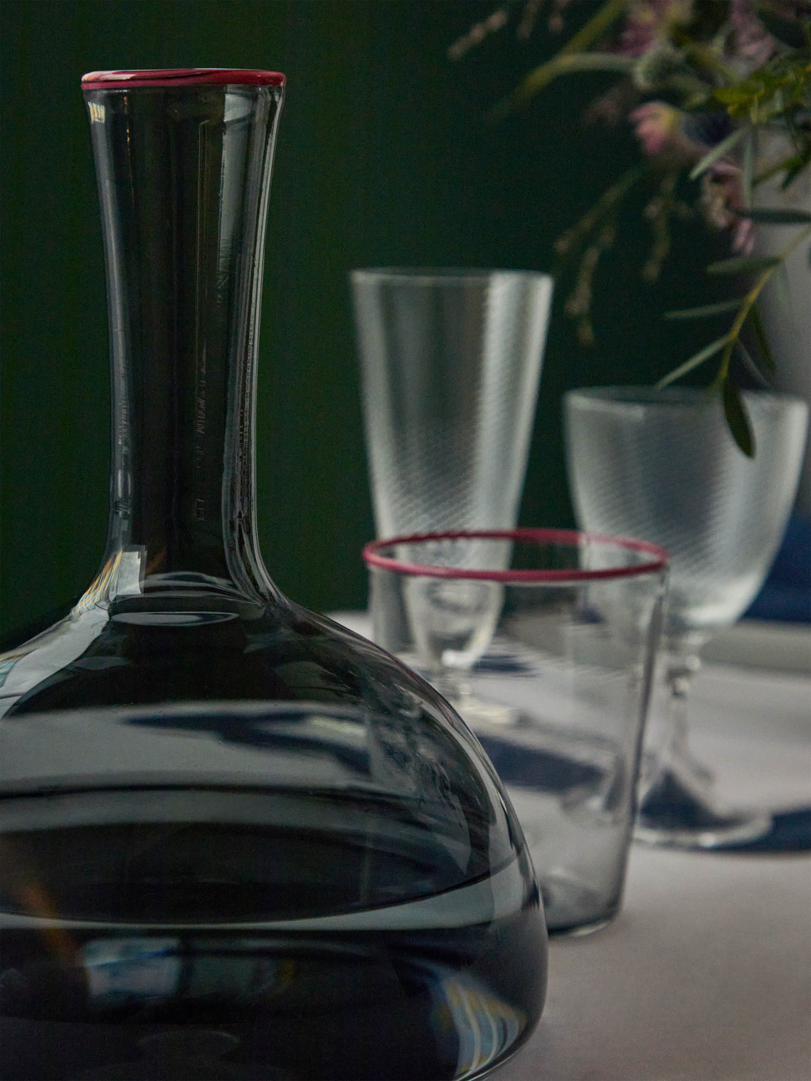 Giberto - Roi Hand-Blown Murano Glass Collection - Gray - ABASK