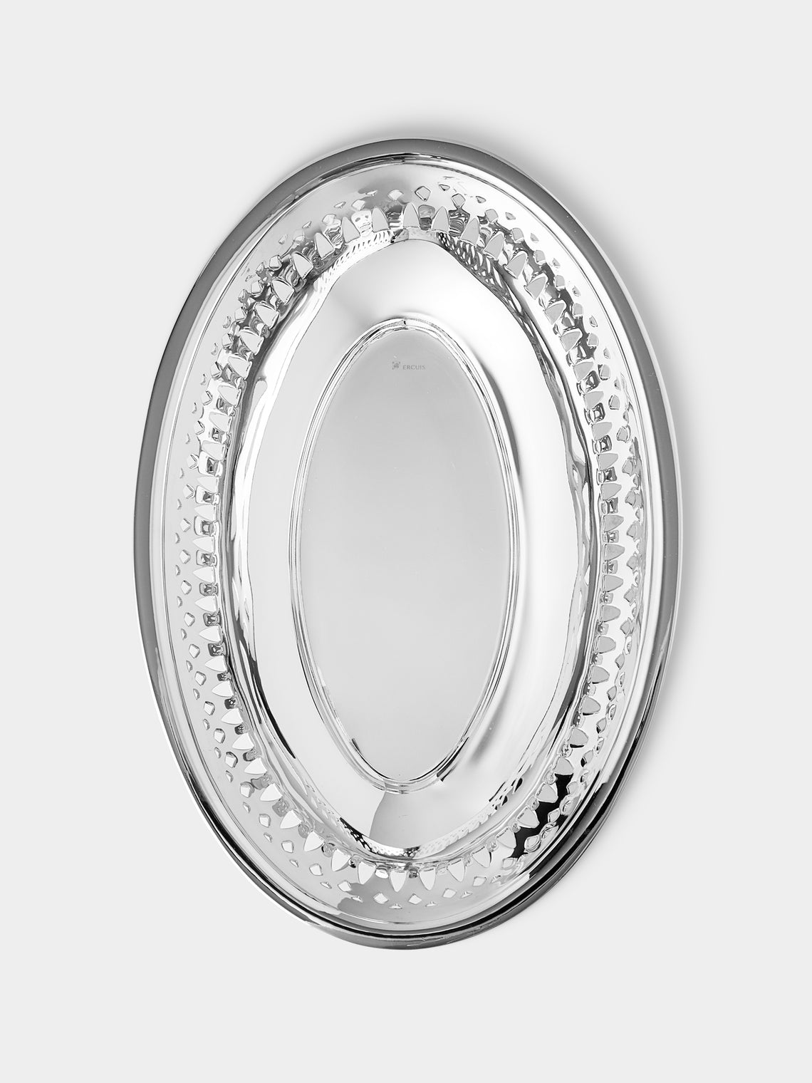Ercuis - Élégance Regards Silver-Plated Basket - Silver - ABASK