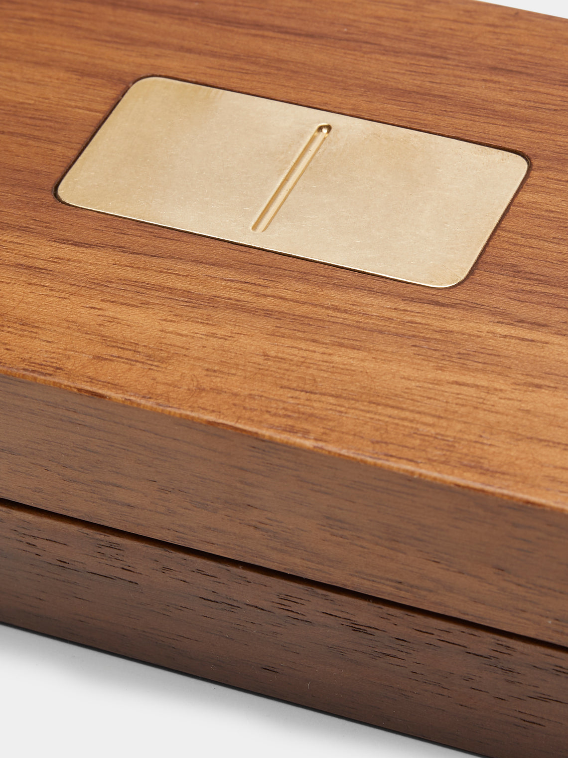 Corbet - Wood Dominoes Set - Dark Brown - ABASK