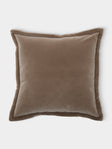 de Le Cuona - Vienna Velvet Sofa Cushion (21.5in/55cm) - Brown - ABASK - 