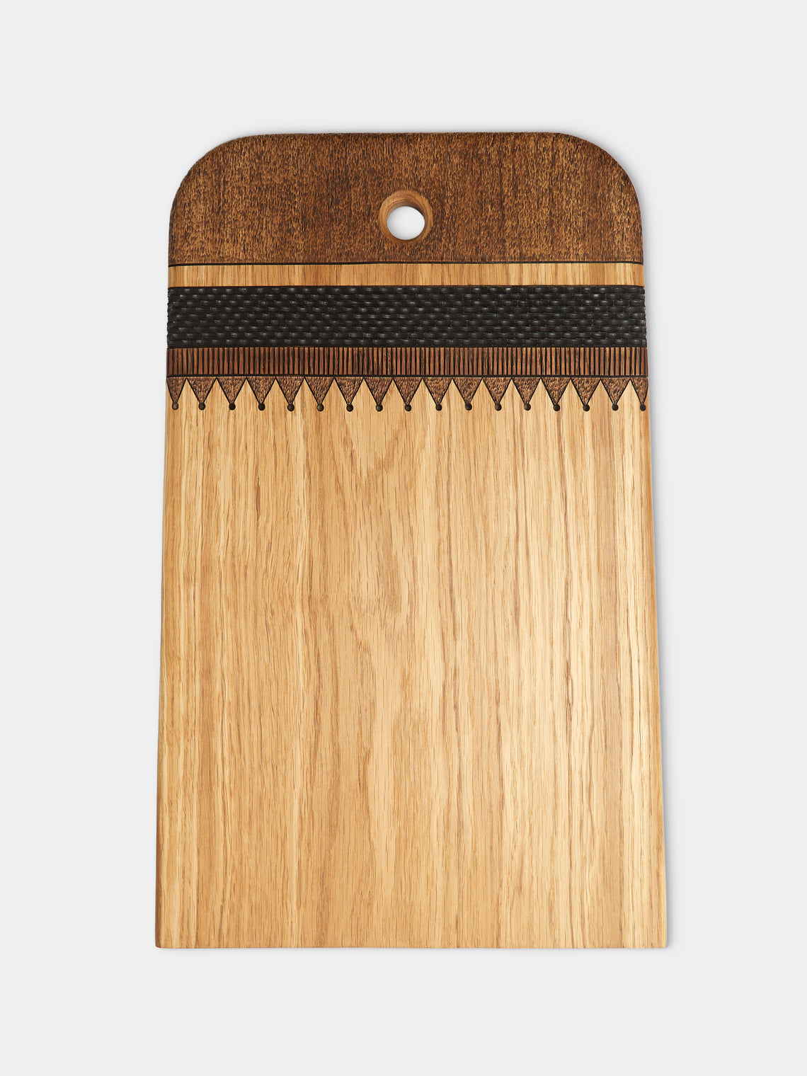 Lucas Castex - Hand-Carved Oak Serving Board - Natural - ABASK