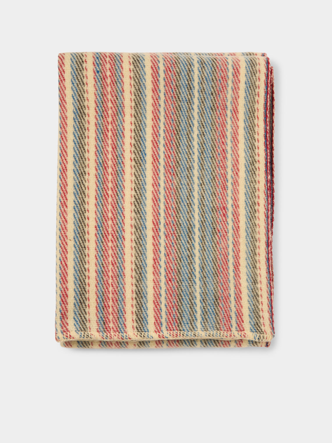 The Stroud - Village Fete Cotswold Lion Wool Blanket (79in/2m) - Multiple - ABASK