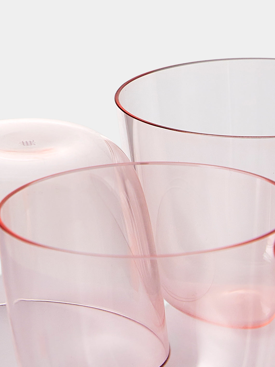 Lobmeyr - Alpha Hand-Blown Crystal Cocktail / Espresso Tumblers (Set of 4) - Pink - ABASK