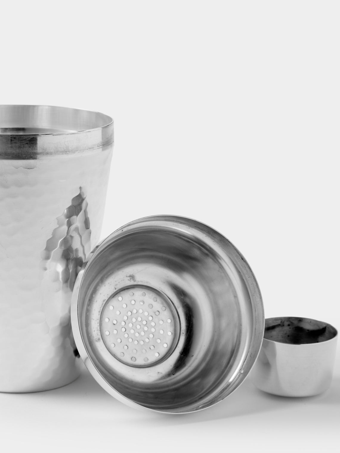 Antique and Vintage - 1940s Silver-Plated Cocktail Shaker - Silver - ABASK