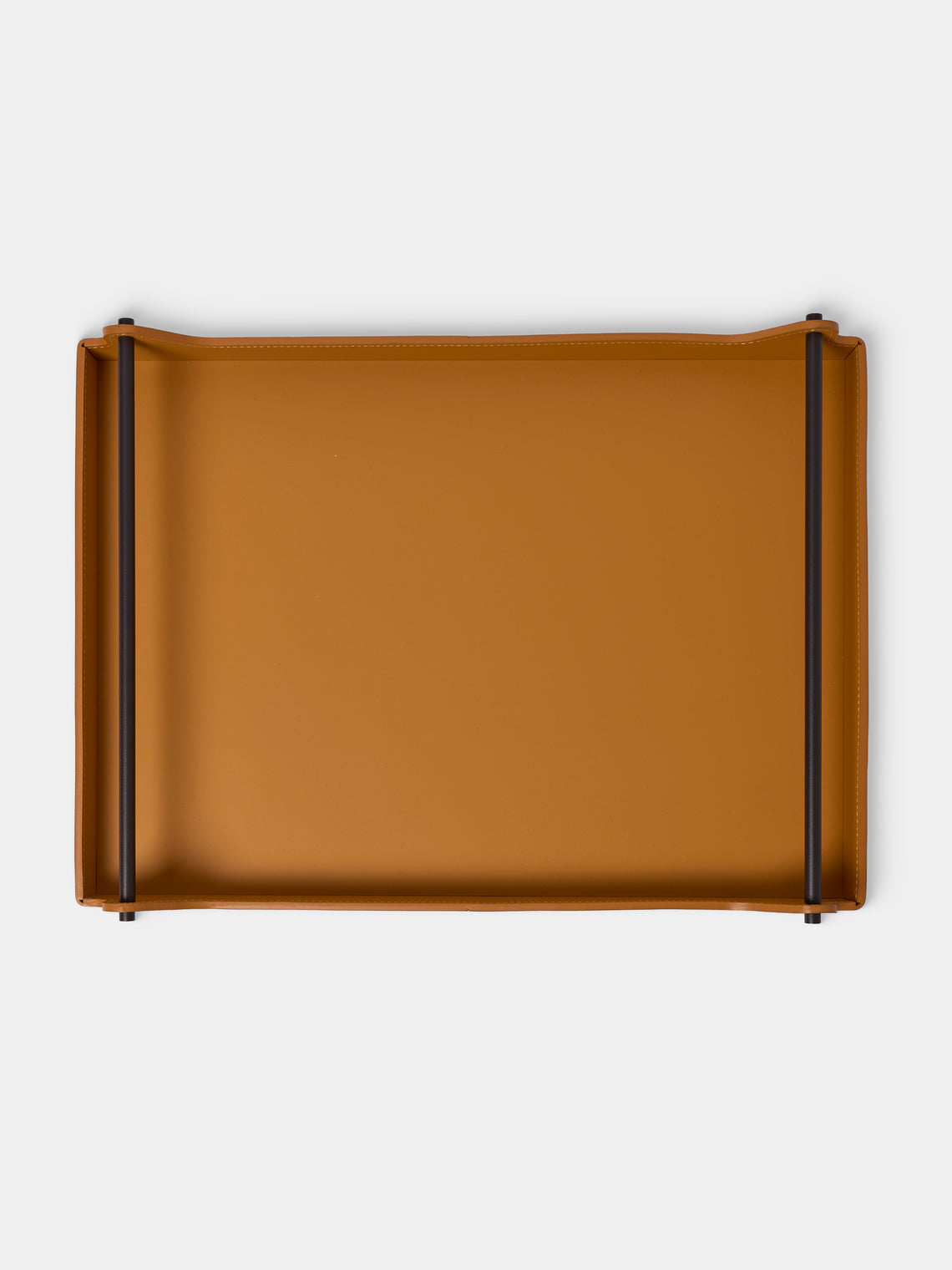 RUDI - Circuit Leather Tray (20in/50.5cm) - Orange - ABASK - 