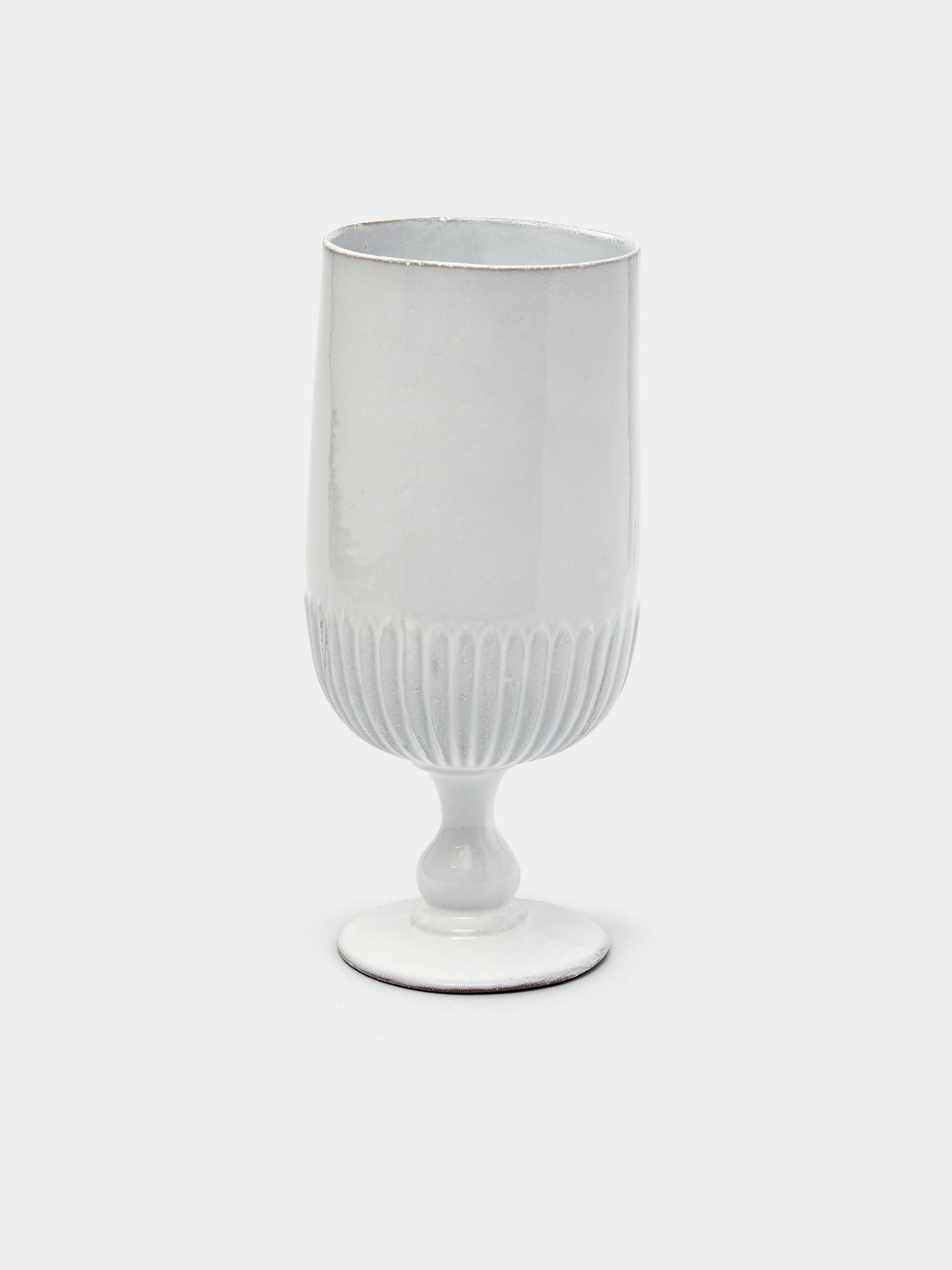 Astier de Villatte - Hand-Glazed Ceramic Vase - White - ABASK - 