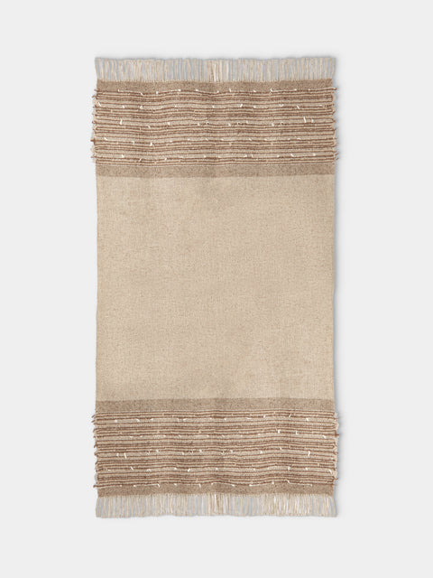 Alonpi - Lia Cashmere Blanket (71in/1.8m) - Beige - ABASK - 