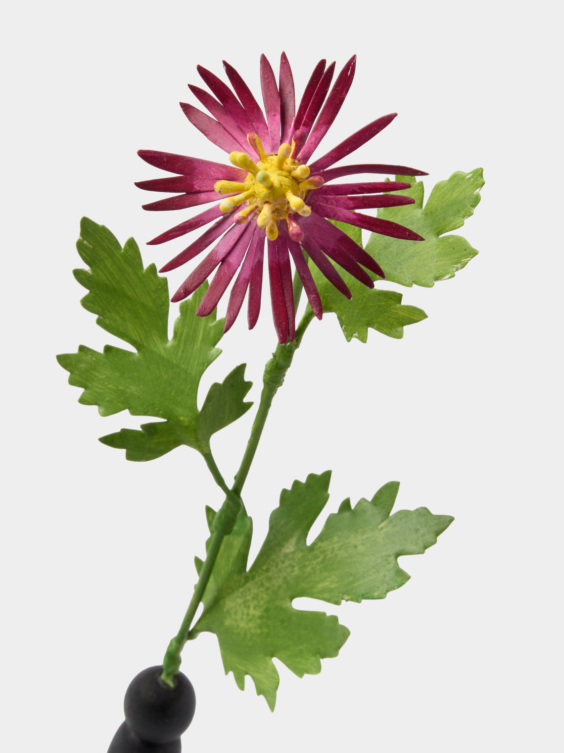 Erbavoglio Milano - Hand-Painted Copper Ornamental Flower - Purple - ABASK