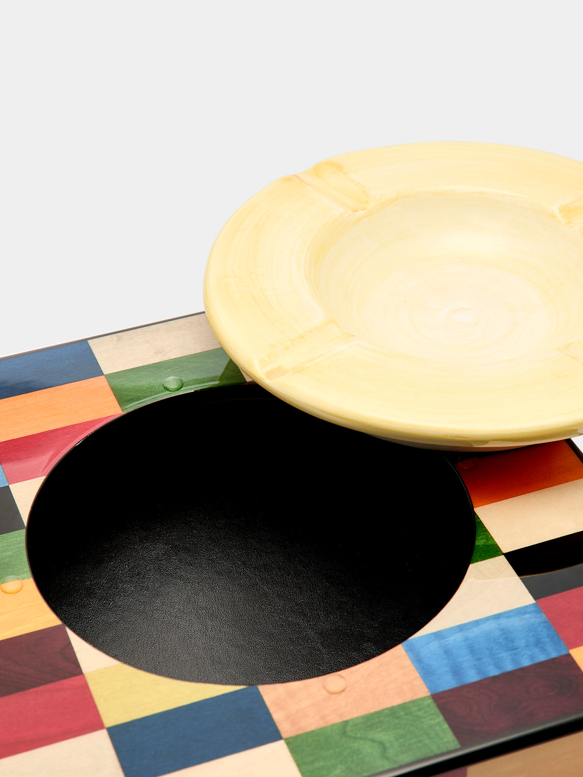 Venezia Rialto Wood Inlay Ashtray
