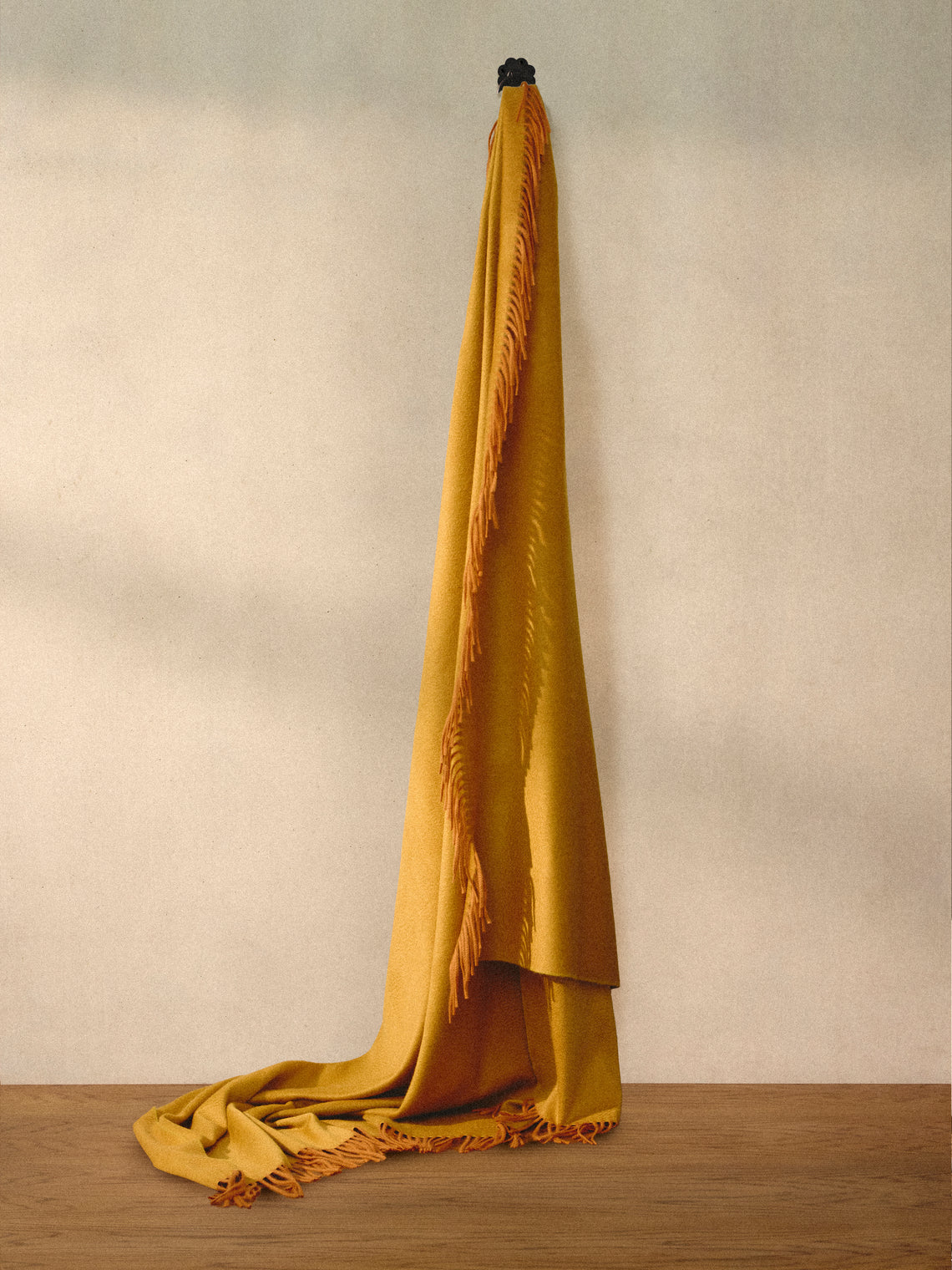 Begg x Co - Arran Cashmere Throw (72in/1.8m) - Orange - ABASK