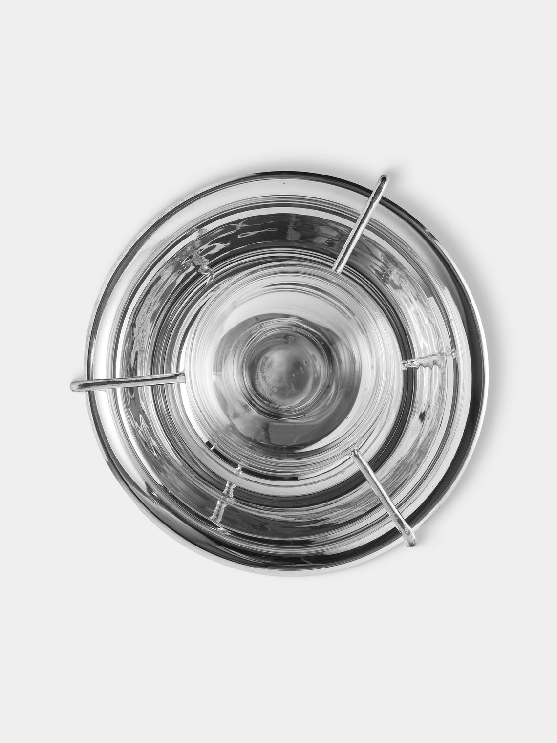 Antique and Vintage - Mid-Century Silver-Plated Caviar Dish - Silver - ABASK