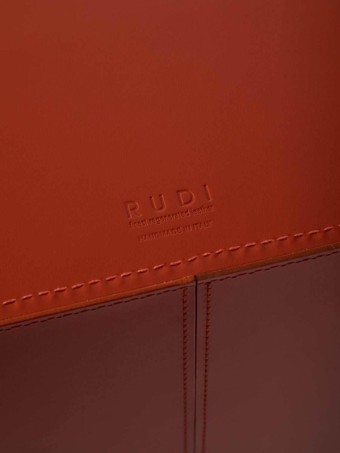 RUDI - Circuit Leather Bottle Carrier - Red - ABASK