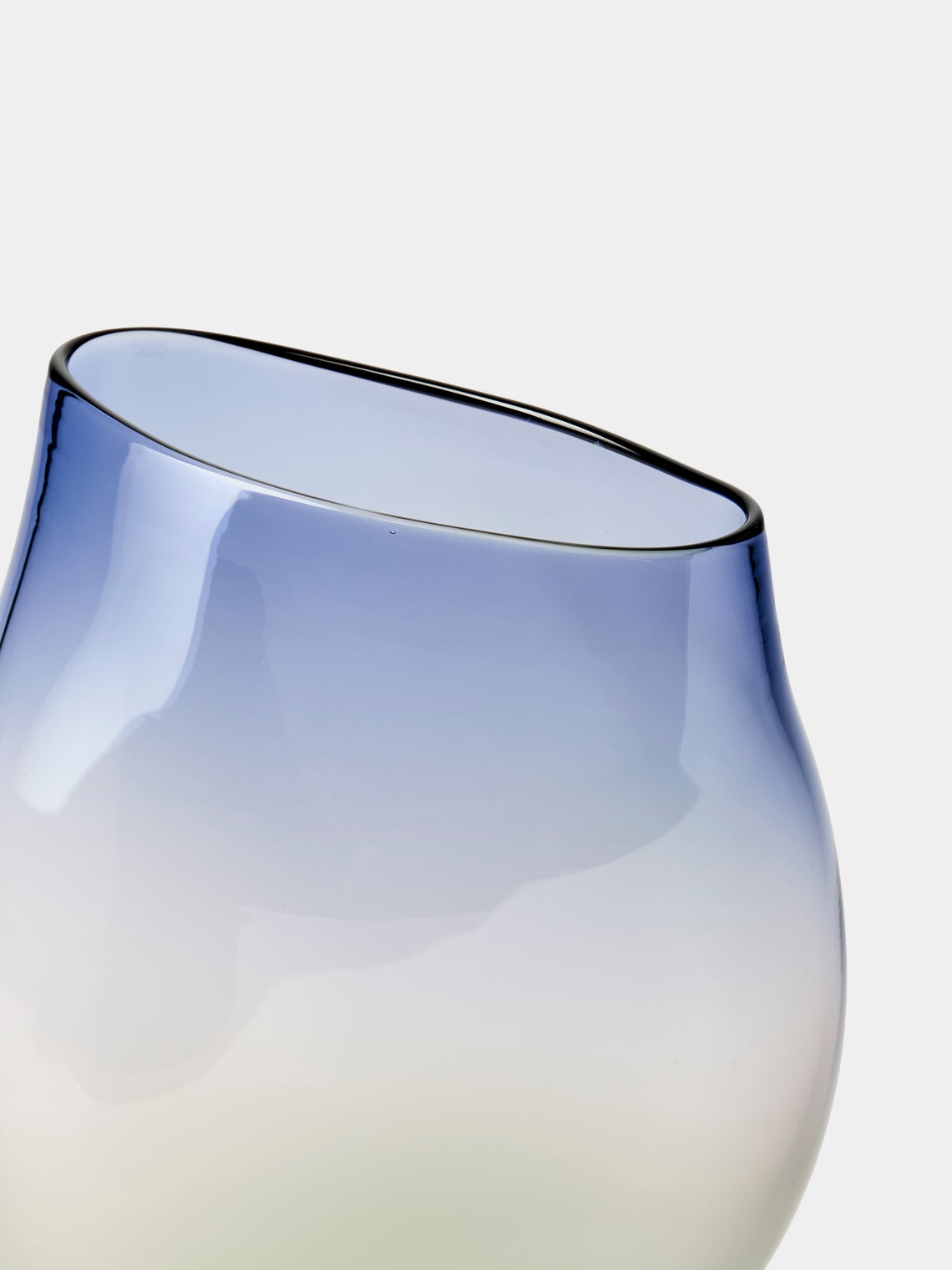 Michele Oberdieck - Ostfriesia Distraction II Hand-Blown Glass Bowl - Blue - ABASK