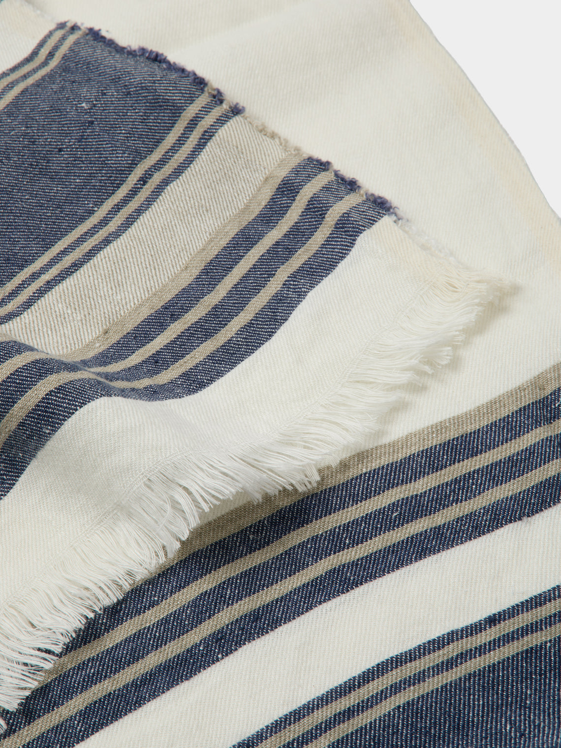 The House of Lyria - Linen Throw (75in/1.9m) - Cream - ABASK