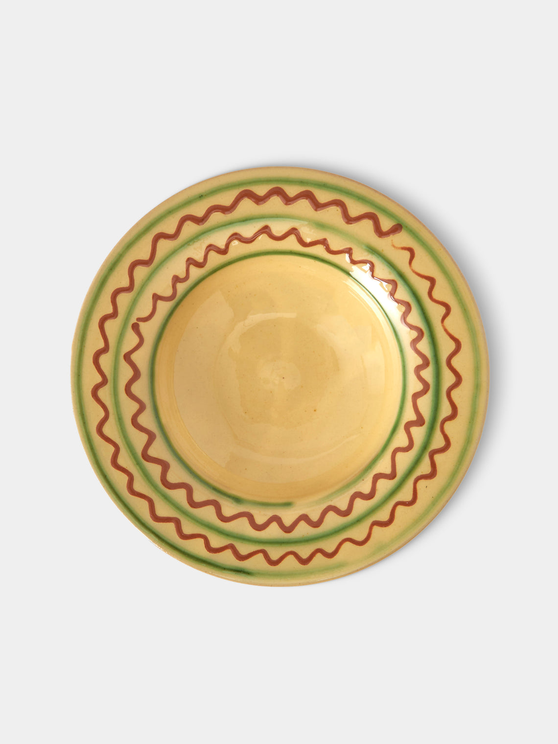 Poterie de Cliousclat - Hand-Painted Slipware Small Bowls (Set of 4) - Beige - ABASK